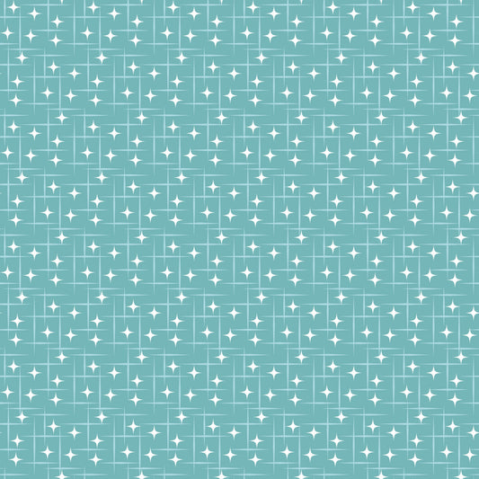 Atomic Starbursts Pattern 12 Quilting Cotton Fabric