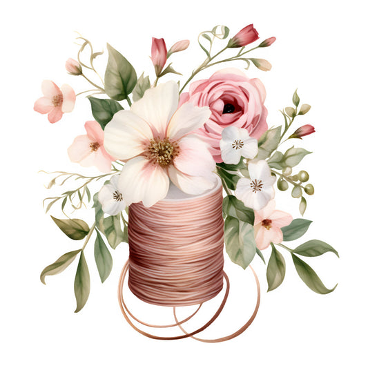 blush pink, dusty rose, cream, white, sage green, mauve, floral, roses, ranunculus, cosmos flowers, botanical, nature, vintage, elegant, romantic, spring, garden, soft colors, delicate, feminine, traditional, botanical illustration, cottage core, whimsical, Easter, mother's day, wedding, decorative vase, trailing florals, layered petals