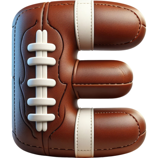 Football Alphabet Fabric Panel 13