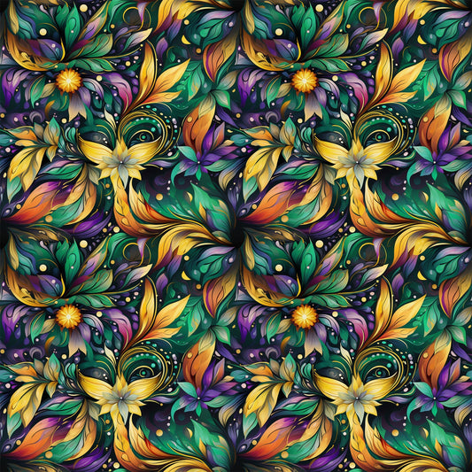 Masquerade Jewels Pattern 2 Minky Fabric