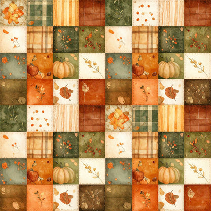 Autumn Woodland Whimsy Pattern 11 Minky Fabric