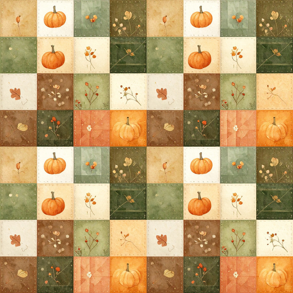 Autumn Woodland Whimsy Pattern 10 Minky Fabric