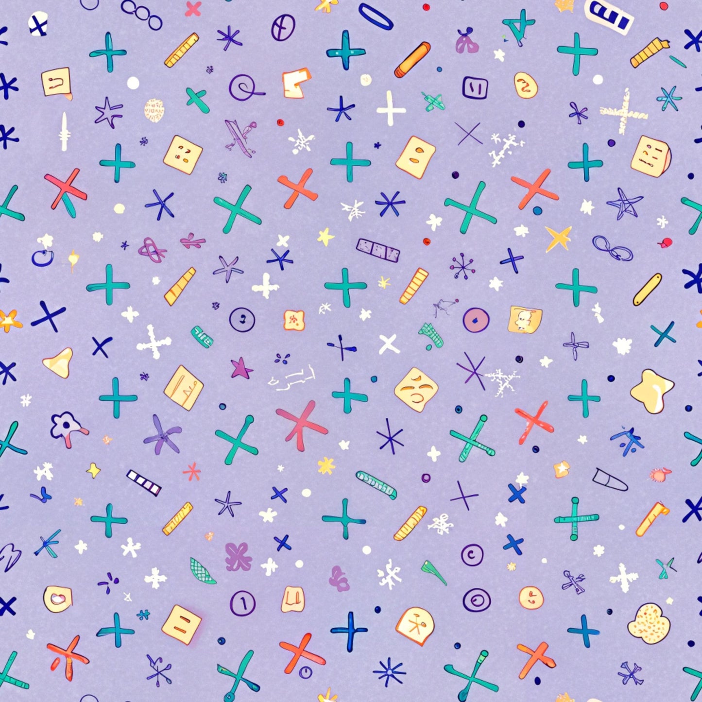 Back to School Pattern 1 Quilting Cotton Fabric