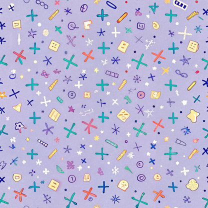 Back to School Pattern 1 Quilting Cotton Fabric