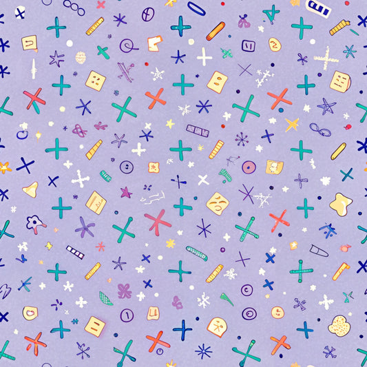 Back to School Pattern 1 Quilting Cotton Fabric