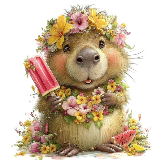 adorable animals, baby quilt, blush pink, bohemian, brown, burst of color, children's, colorful, cute, cute critters, dairy pink, daisy, delicate, easter, floral, flowers, forest animal, garden, gentle, girly, gold, hedgehog, illustration, kid's fabric, lemon yellow, marigold, nature, pastel colors, playful, quirky