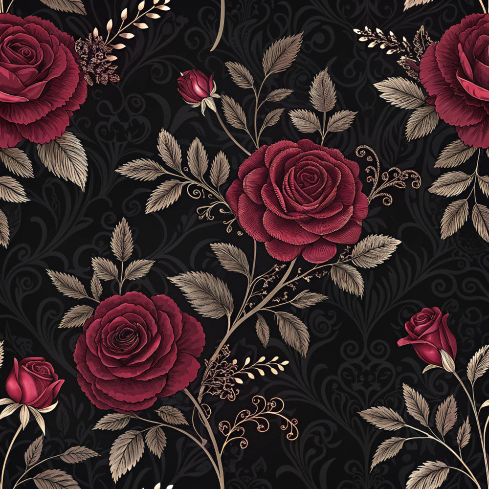 Velvet Rose Reverie Pattern 5 Minky Fabric