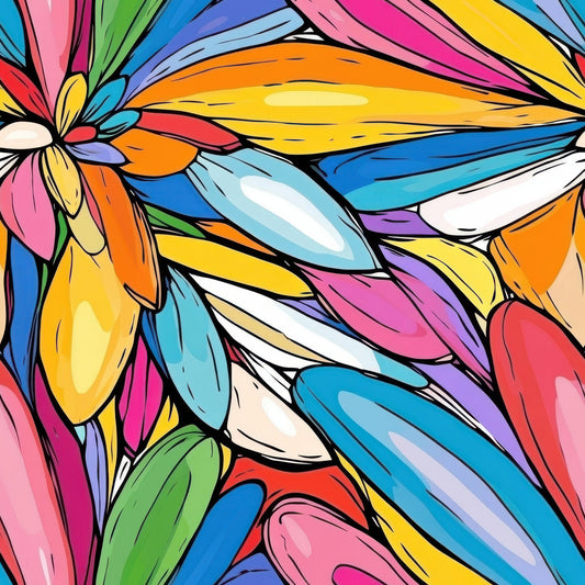 Petal Prism Pattern 4 Quilting Cotton Fabric