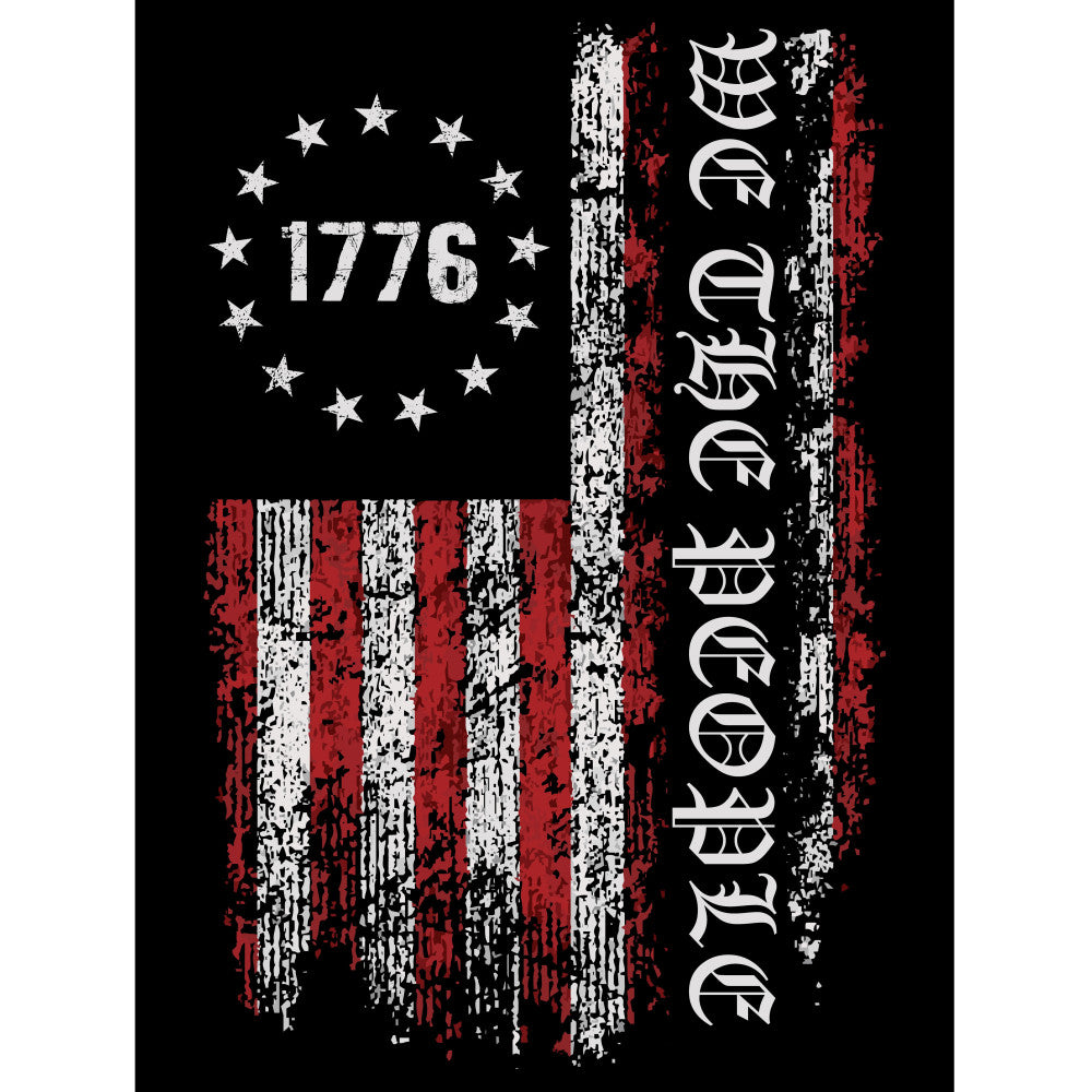 1776 We the People Flag Fabric Panel 1