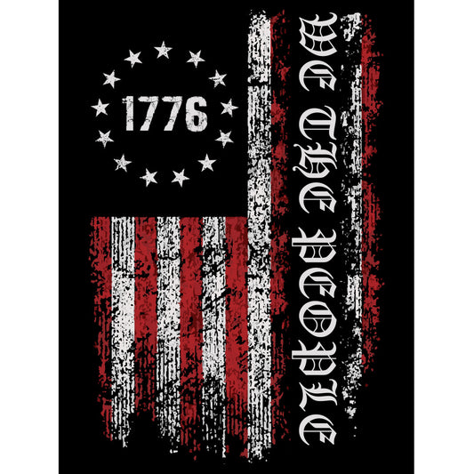 1776 We the People Flag Fabric Panel 1