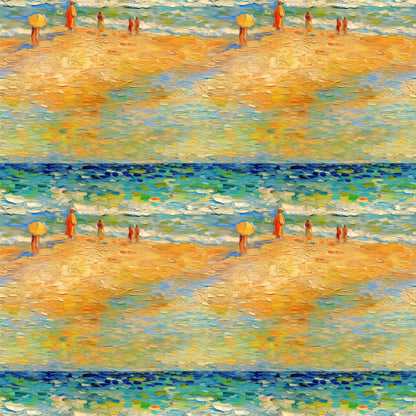 Monet Inspired Art Pattern 9 Quilting Cotton Fabric