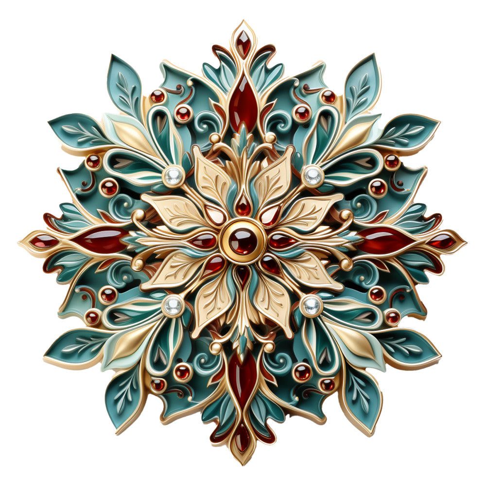 Elegant Christmas Fabric Panel 27