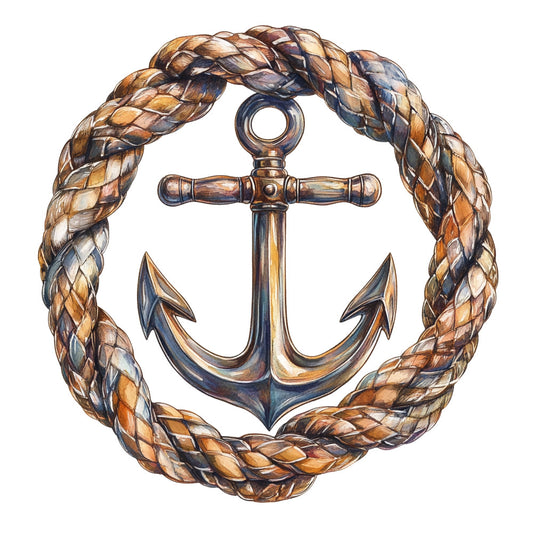 Steampunk Nautical Fabric Panel 11