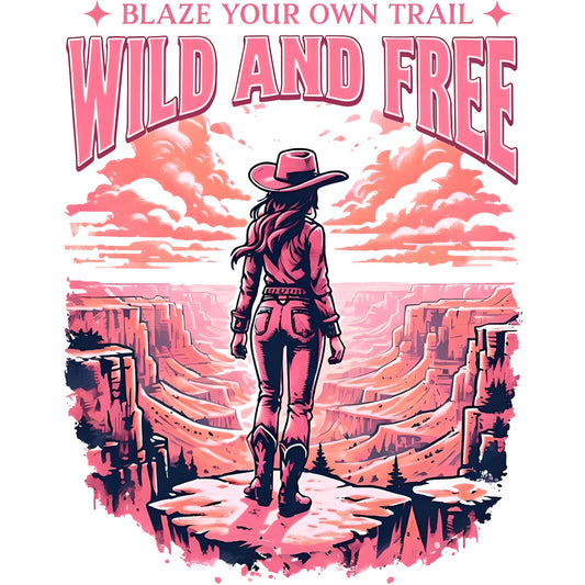 Coquette Cowgirl Fabric Panel 6