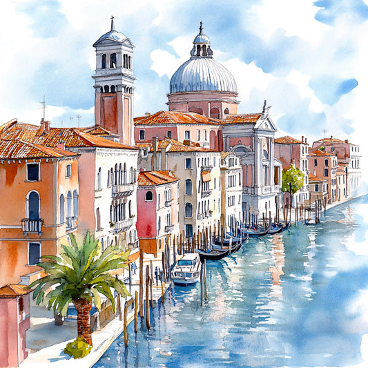 Italy Travel Art Fabric Panel 1