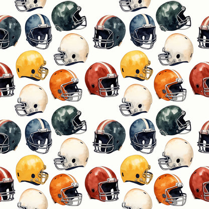 Gridiron Game Day Pattern 3 Minky Fabric