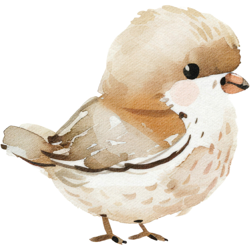 Watercolor Farm Fabric Panel 41