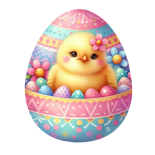 Pastel Chicks Fabric Panel 11