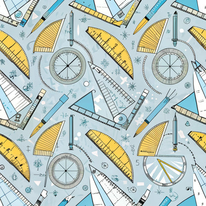 Back to School Pattern 26 Quilting Cotton Fabric