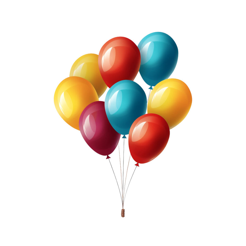 Party Balloons Fabric Panel 29