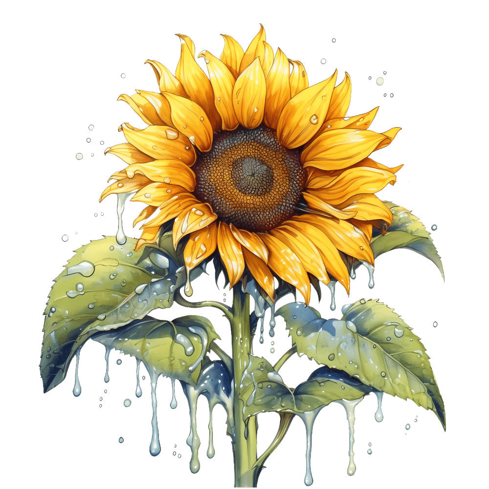 Summer Sunflowers Fabric Panel 18