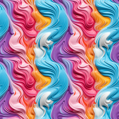Yummy Frosting Pattern 1 Quilting Cotton Fabric
