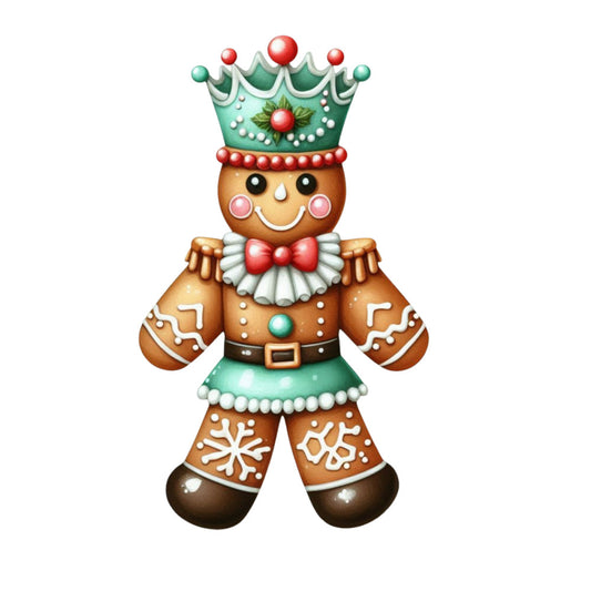 Christmas Nutcracker Scene Fabric Panel 17