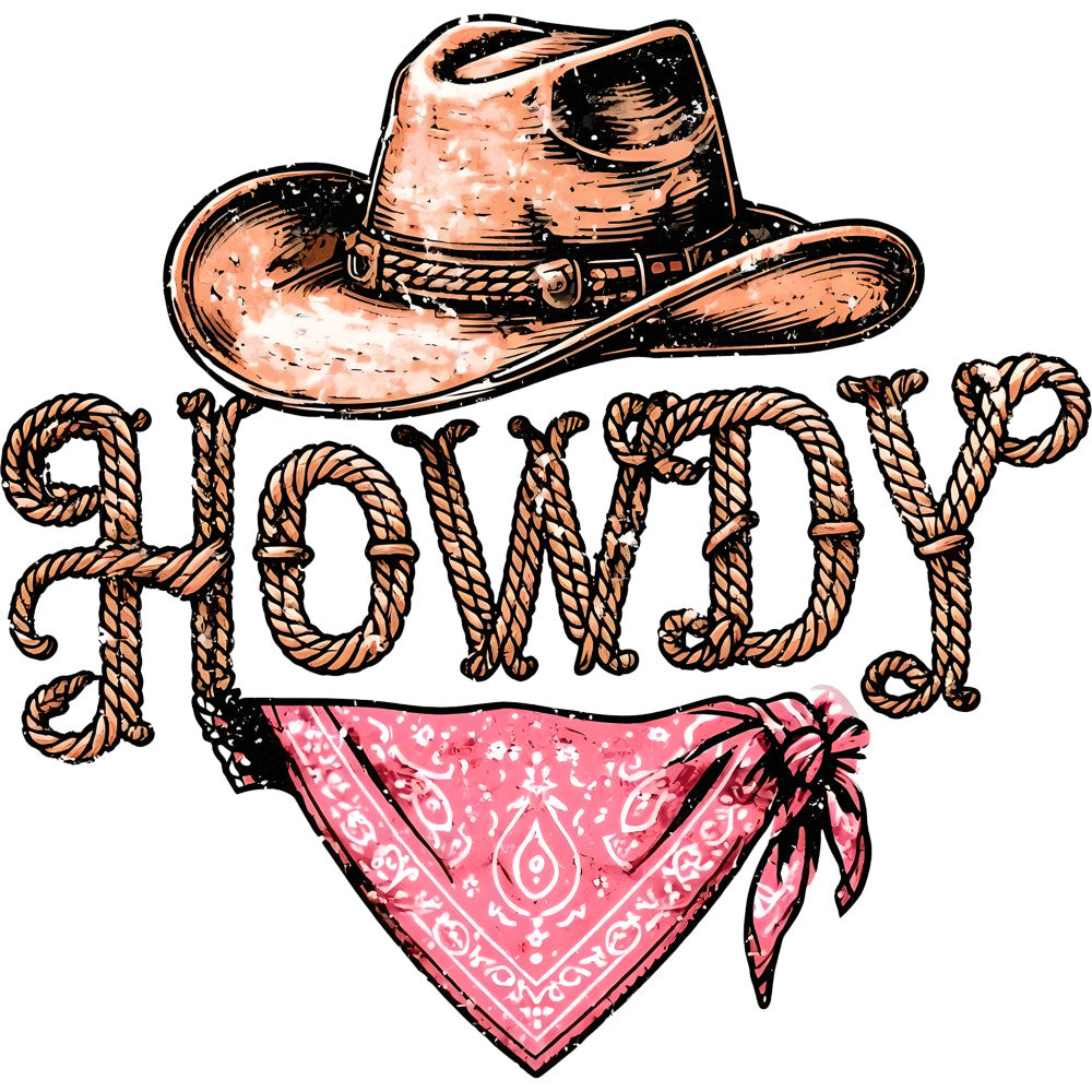 Coquette Cowgirl Fabric Panel 4