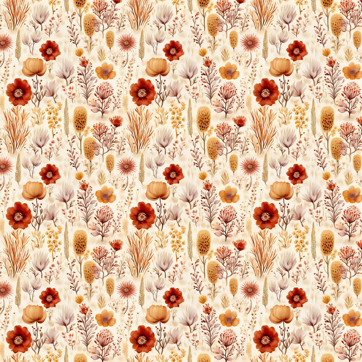 Canyon Blooms Pattern 9 Minky Fabric