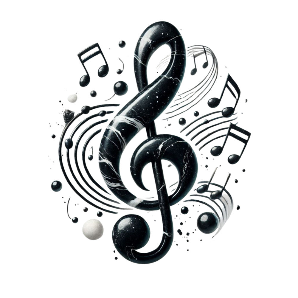 Musical Notes Fabric Panel 4