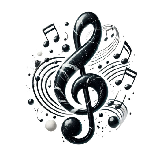 Musical Notes Fabric Panel 4