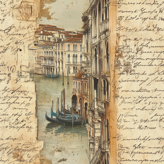 Vintage World Scrolls Pattern 7 Quilting Cotton Fabric