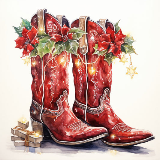 A Country Christmas Fabric Panel 95