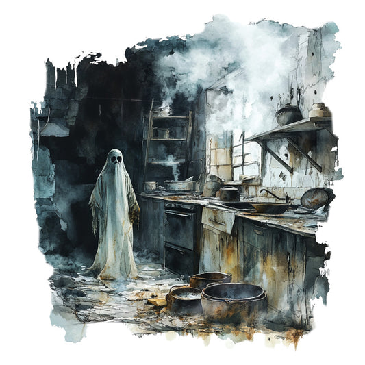 Haunted Ocean Fabric Panel 20