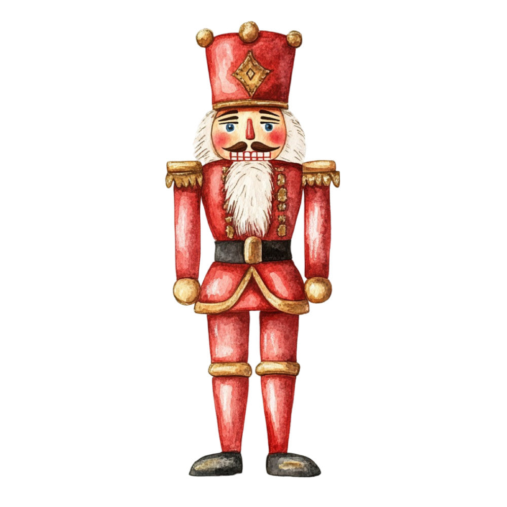 Classic Christmas Nutcrackers Fabric Panel 9
