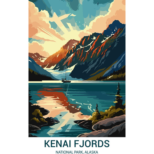 National Parks Posters Fabric Panel 36