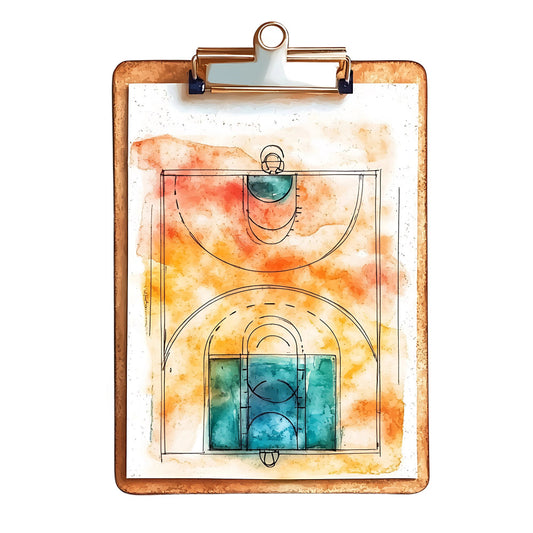 basketball court, sports theme, teal blue, burnt orange, golden yellow, cream, watercolor, geometric, vintage, rustic, architectural, line drawing, athletic, sports quilt, game day, modern sports, sketch style, textured, grunge, abstract watercolor, boys bedroom, sports decor, team colors, court diagram, athletic equipment, educational, playroom, nostalgic, retro sports