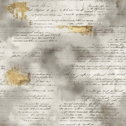 Gilded Forgotten Correspondence Pattern 4 Minky Fabric