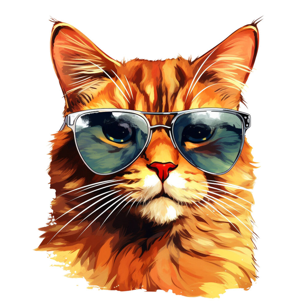 Cats with Sunglasses Fabric Panel 16