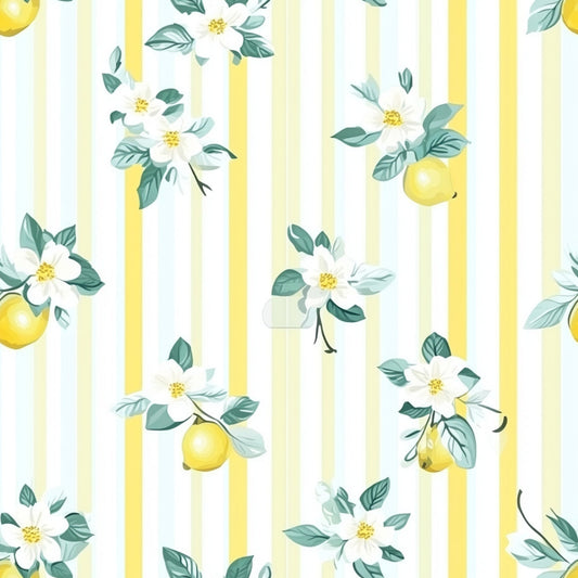 Limoncello Blossoms Pattern 10 Minky Fabric