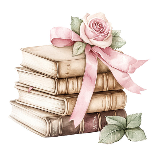 Shabby Chic Books Fabric Panel 8