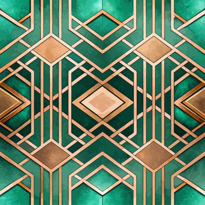 Art Deco Pattern 36 Quilting Cotton Fabric