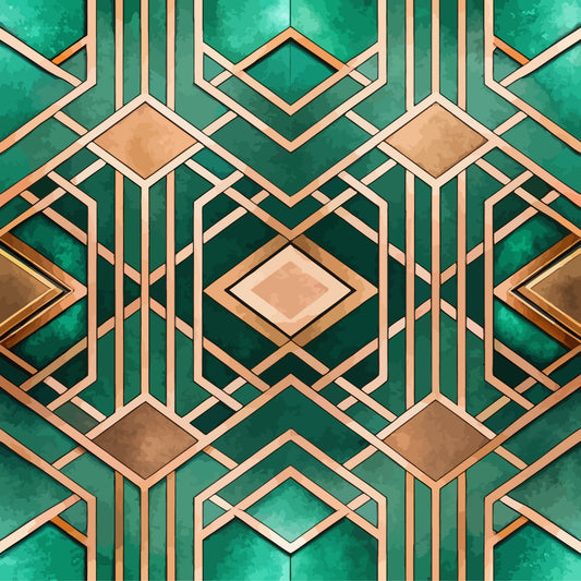 Art Deco Pattern 36 Quilting Cotton Fabric