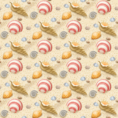 Summer Beach Pattern 8 Quilting Cotton Fabric
