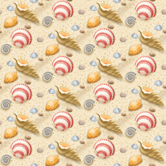 Summer Beach Pattern 8 Quilting Cotton Fabric