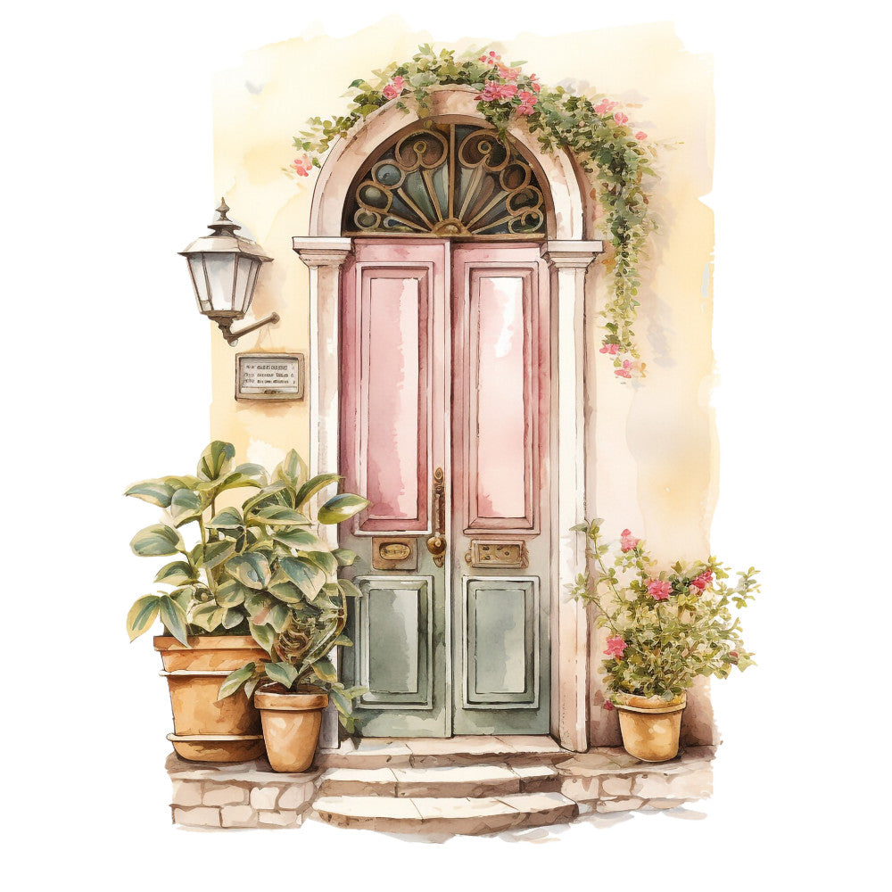 Welcome to Italy Fabric Panel 23