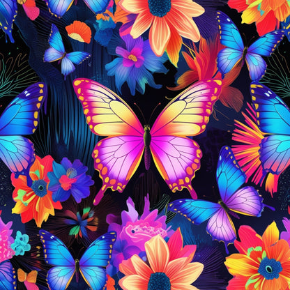 Luminous Wings Pattern 3 Minky Fabric
