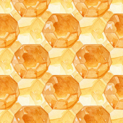 Golden Hive Meadow Pattern 17 Minky Fabric