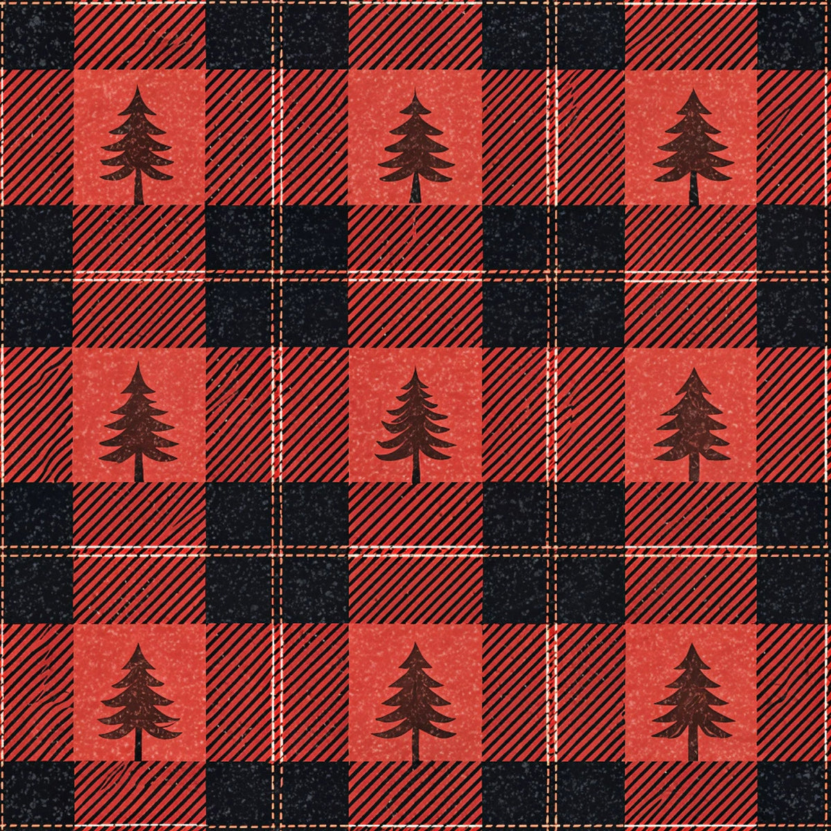 Lumberjack Lodge Pattern 5 Minky Fabric