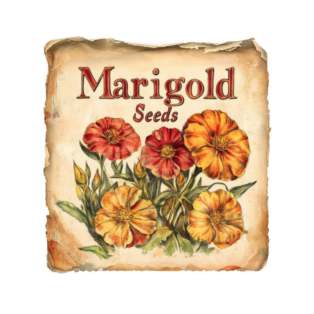 Vintage Seed Packet Fabric Panel 2